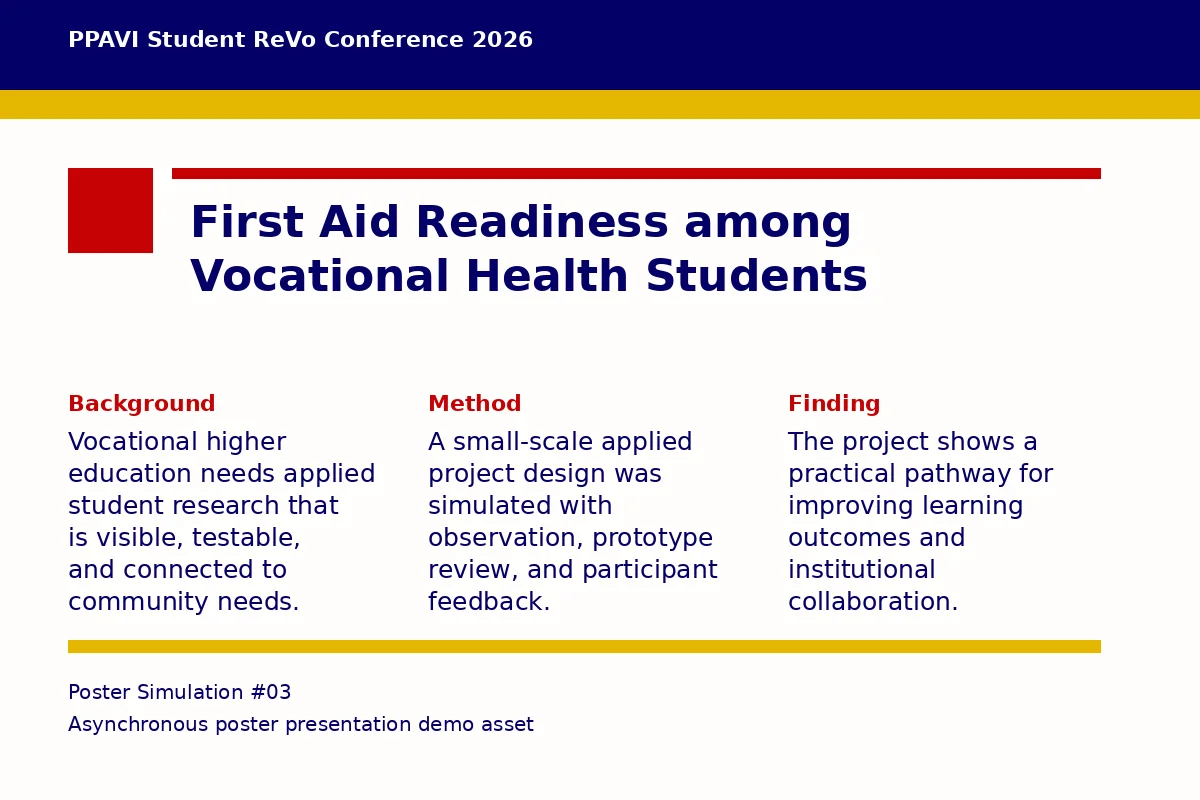 First Aid Readiness among Vocational Health Students